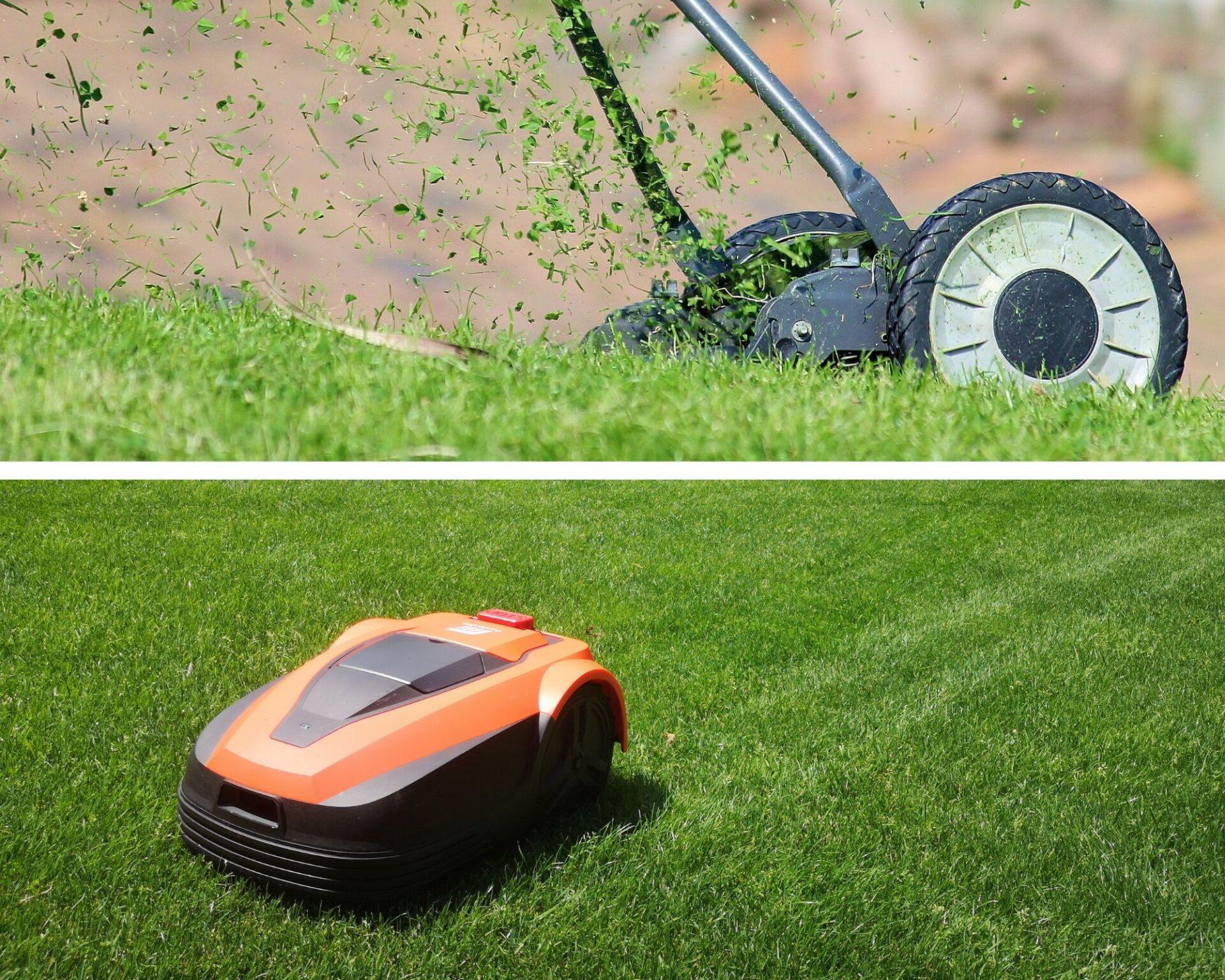 Robot koszący czy kosiarka